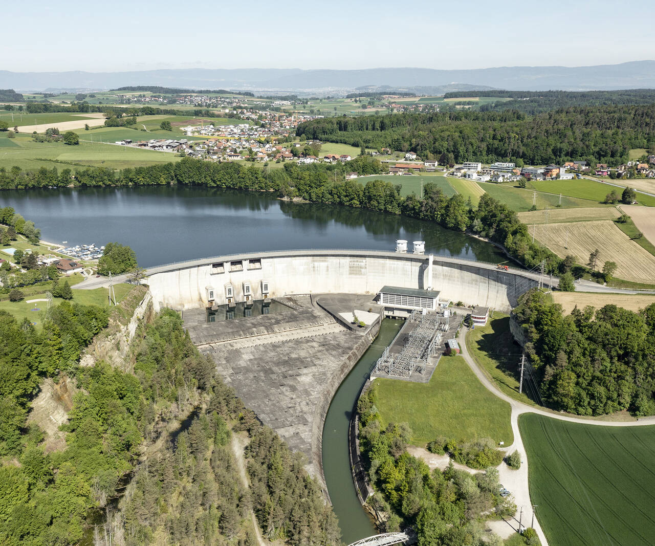 barrage et centrales de Schiffenen