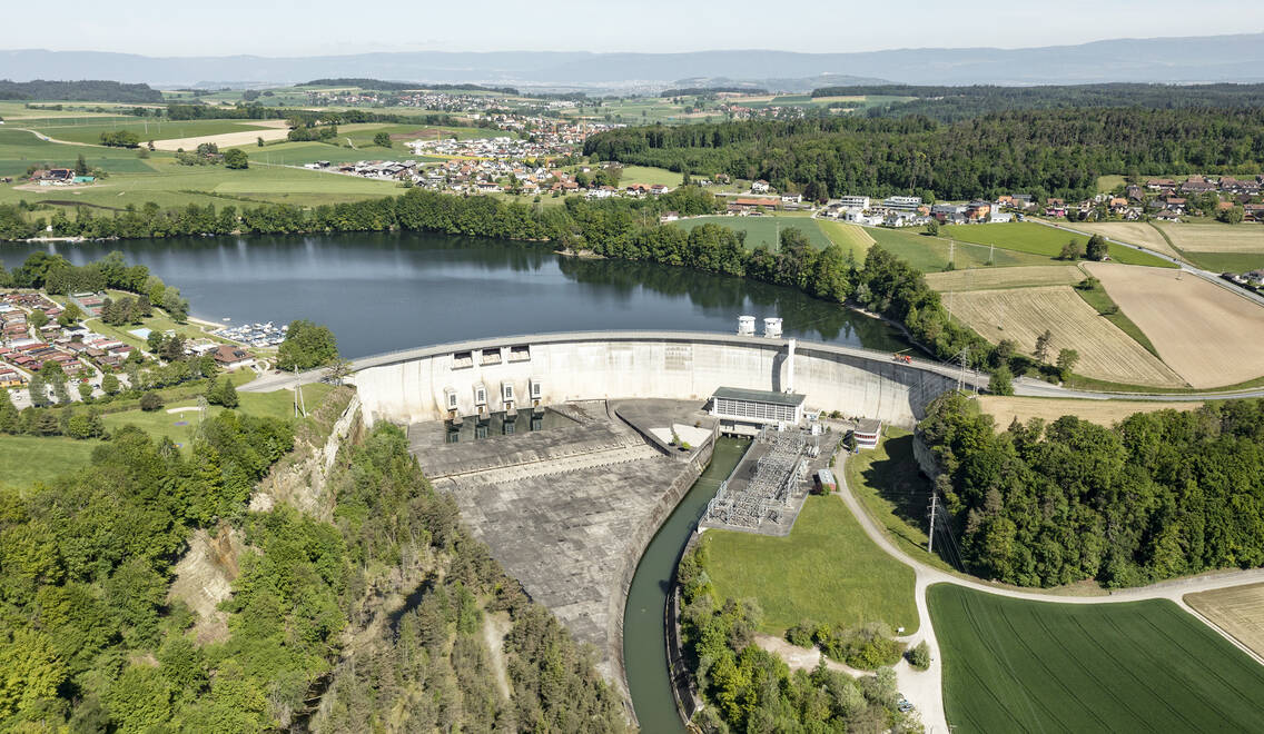 barrage et centrales de Schiffenen